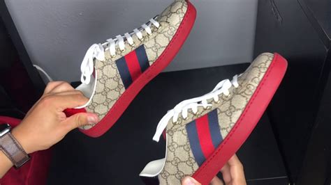 gucci ace outfit red bottoms|gucci red loafers for women.